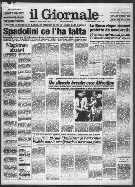 Il giornale nuovo : quotidiano del mattino